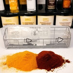 IKEA Rationell Spice Rack Organizer Metal Gray 778 654 83 Vintage 1999 Sweden